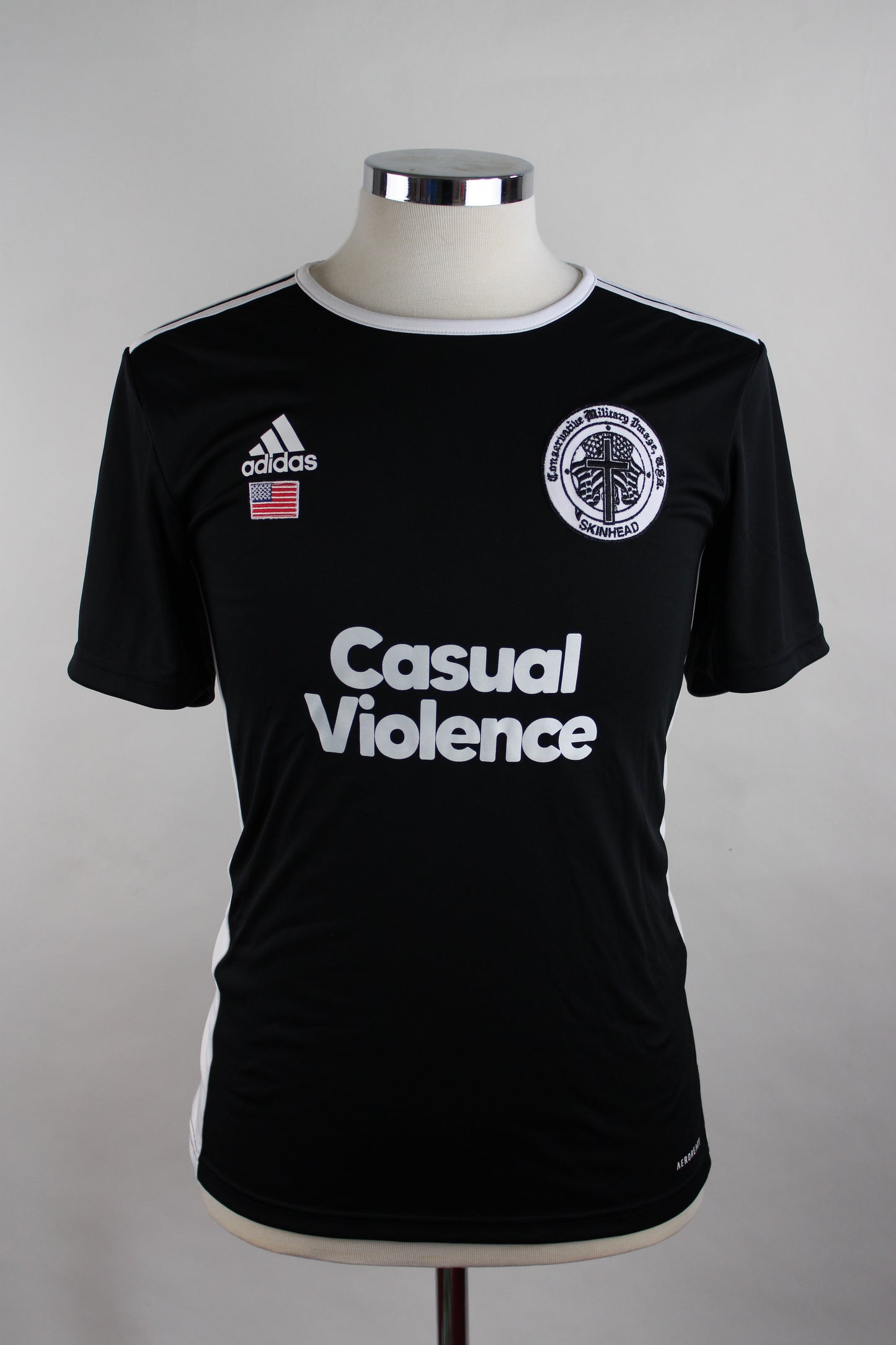 Black Casual Violence soccer kit