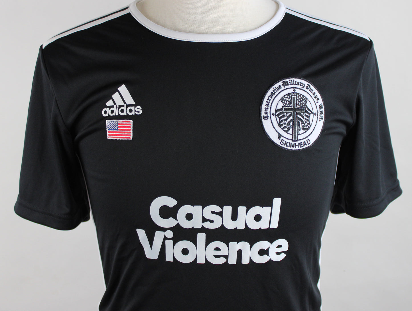Black Casual Violence soccer kit